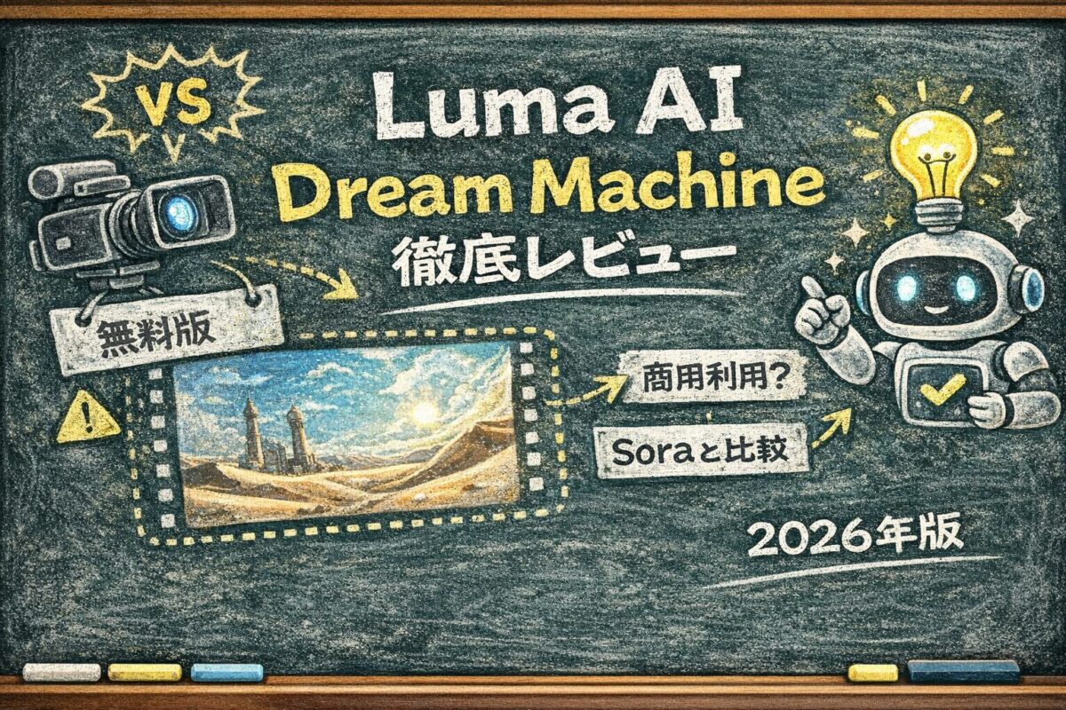 Luma AI Dream Machine徹底レビュー料金・商用利用・実写クオリティの実力を検証