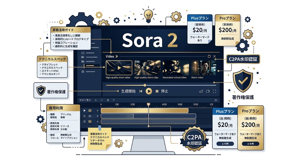 OpenAI Sora 2の商用利用・料金・著作権の全体像