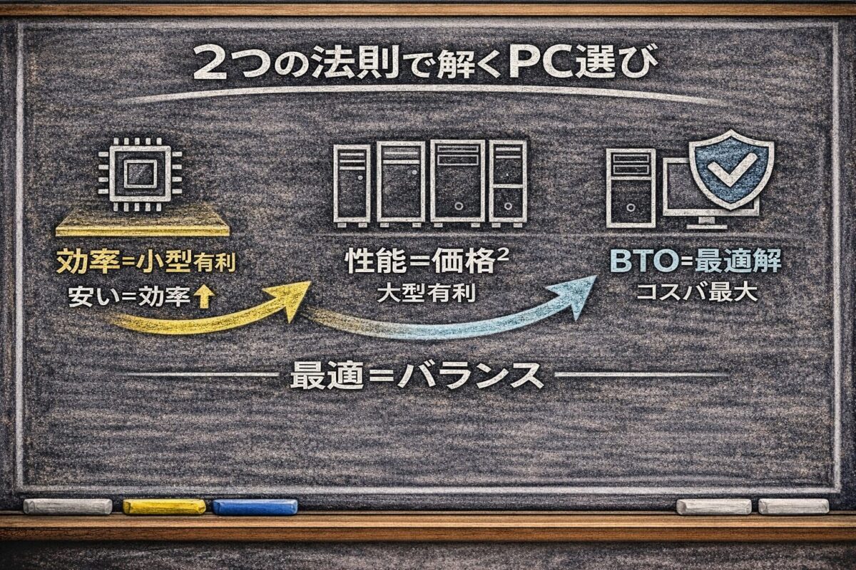 グロッシュとポラックの法則で解くPC選びの科学的正解