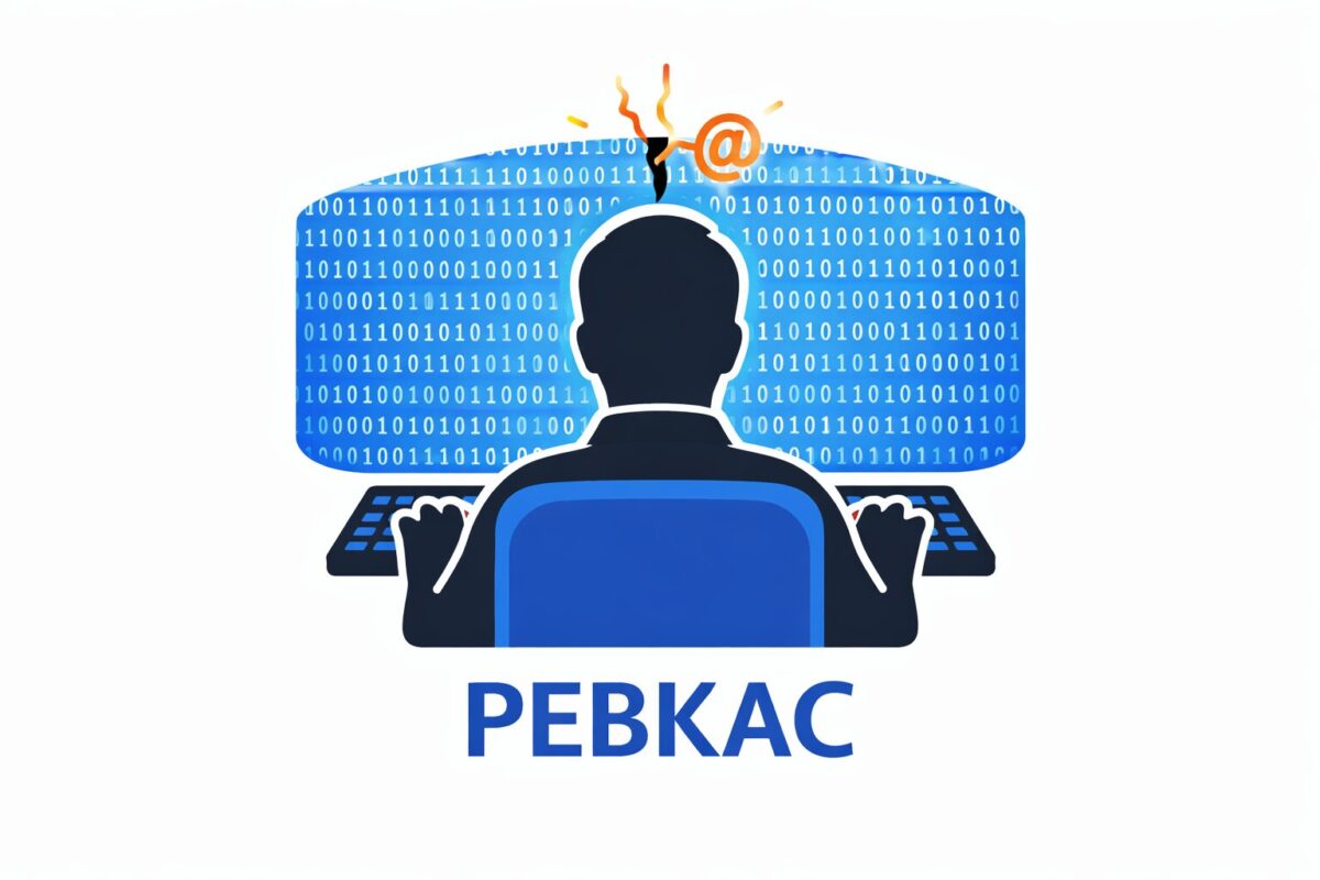 【図2】PEBKACの概念（セキュリティの最大の弱点）