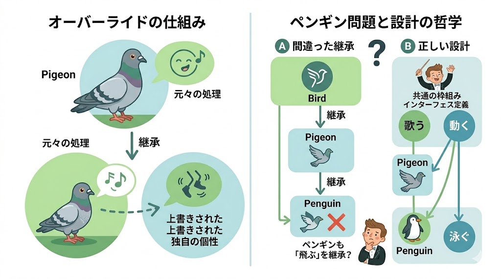「オーバーライド」でイレギュラーを華麗にさばく