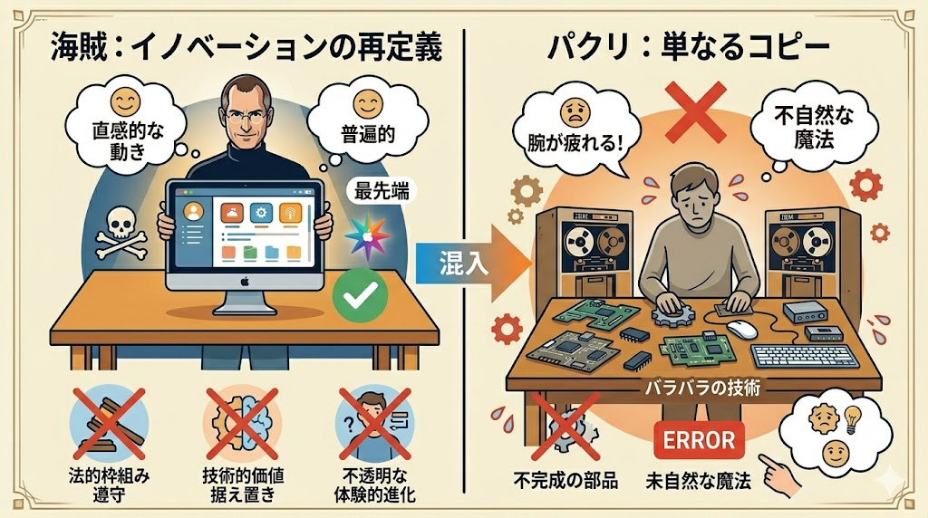海賊とパクリを分ける3つの条件