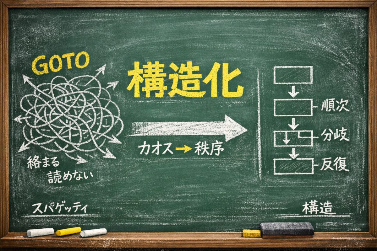 スパゲッティコードとは？構造化プログラミングとダイクストラの革命
