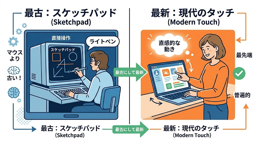 タッチ操作は「最古にして最新」のインターフェース