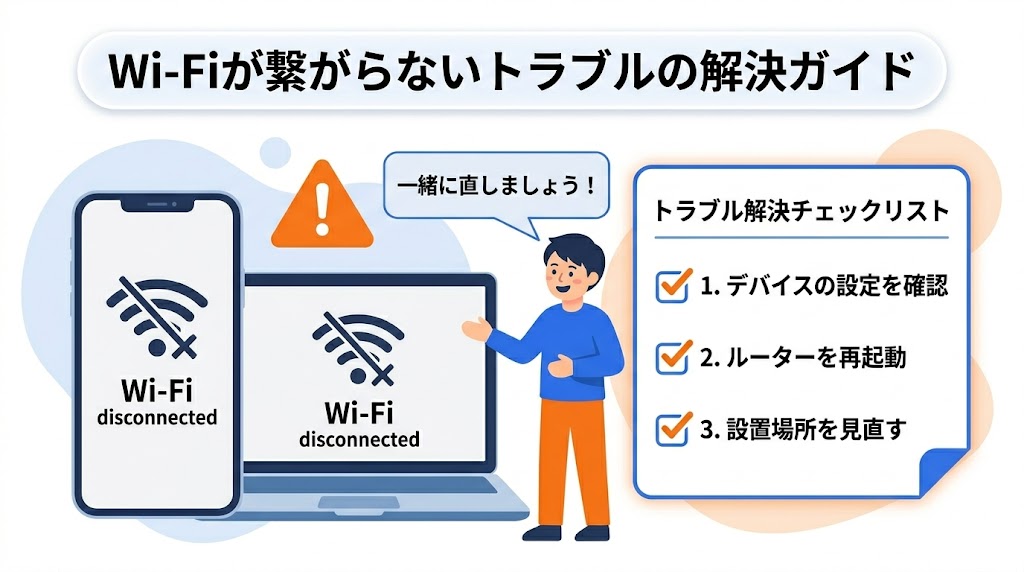 Wi-Fiが繋がらないトラブルの解決ガイド

